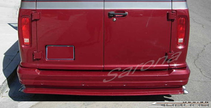 Custom Ford Econoline Van  All Styles Rear Bumper (1976 - 1991) - $550.00 (Part #FD-015-RB)